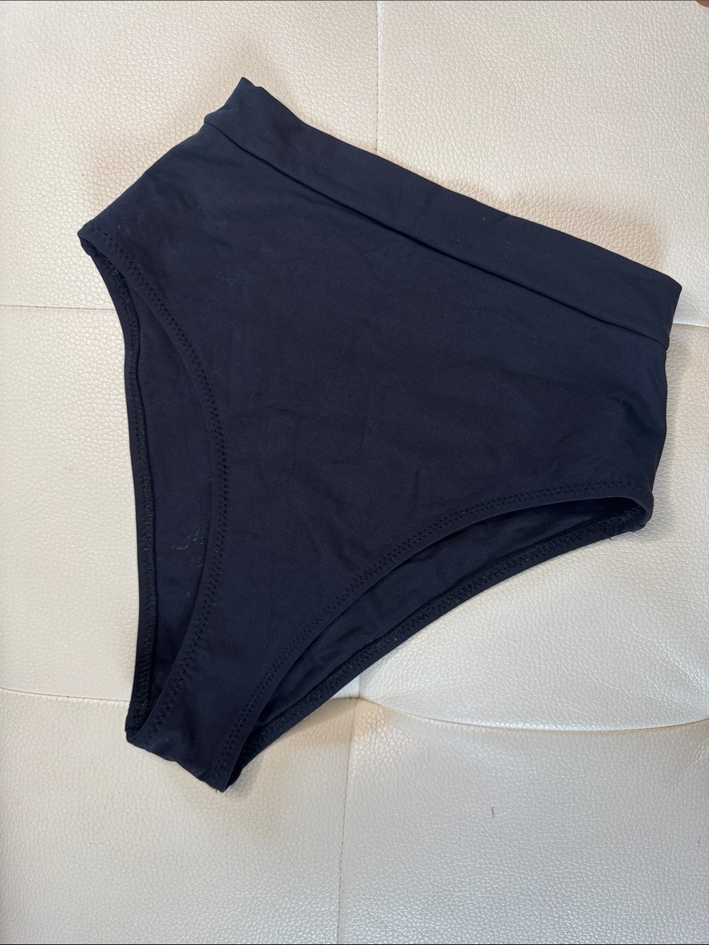 Tavik High-Waist Black Swim/Active Bikini Bottom
